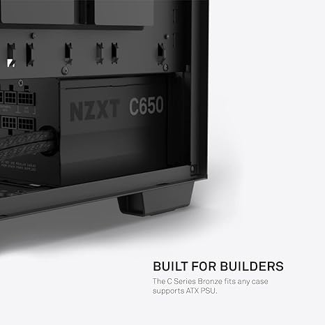 NZXT C Series 650W 80 PLUS Bronze Power Supply Unit NZXT C Series 650W 80 PLUS Bronze Power Supply Unit